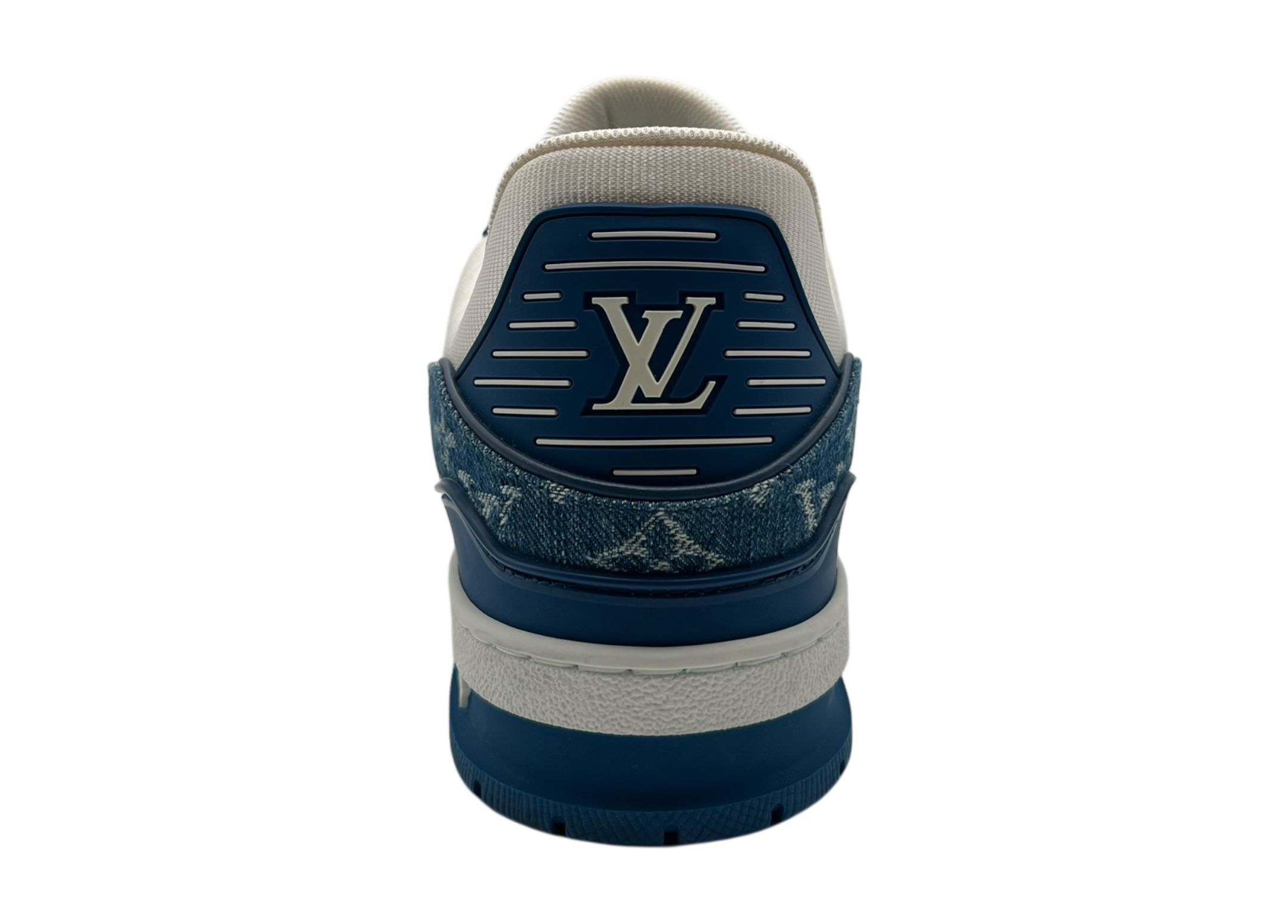Louis Vuitton Trainer Denim White Blue COND 9.5/10 (NO BOX)