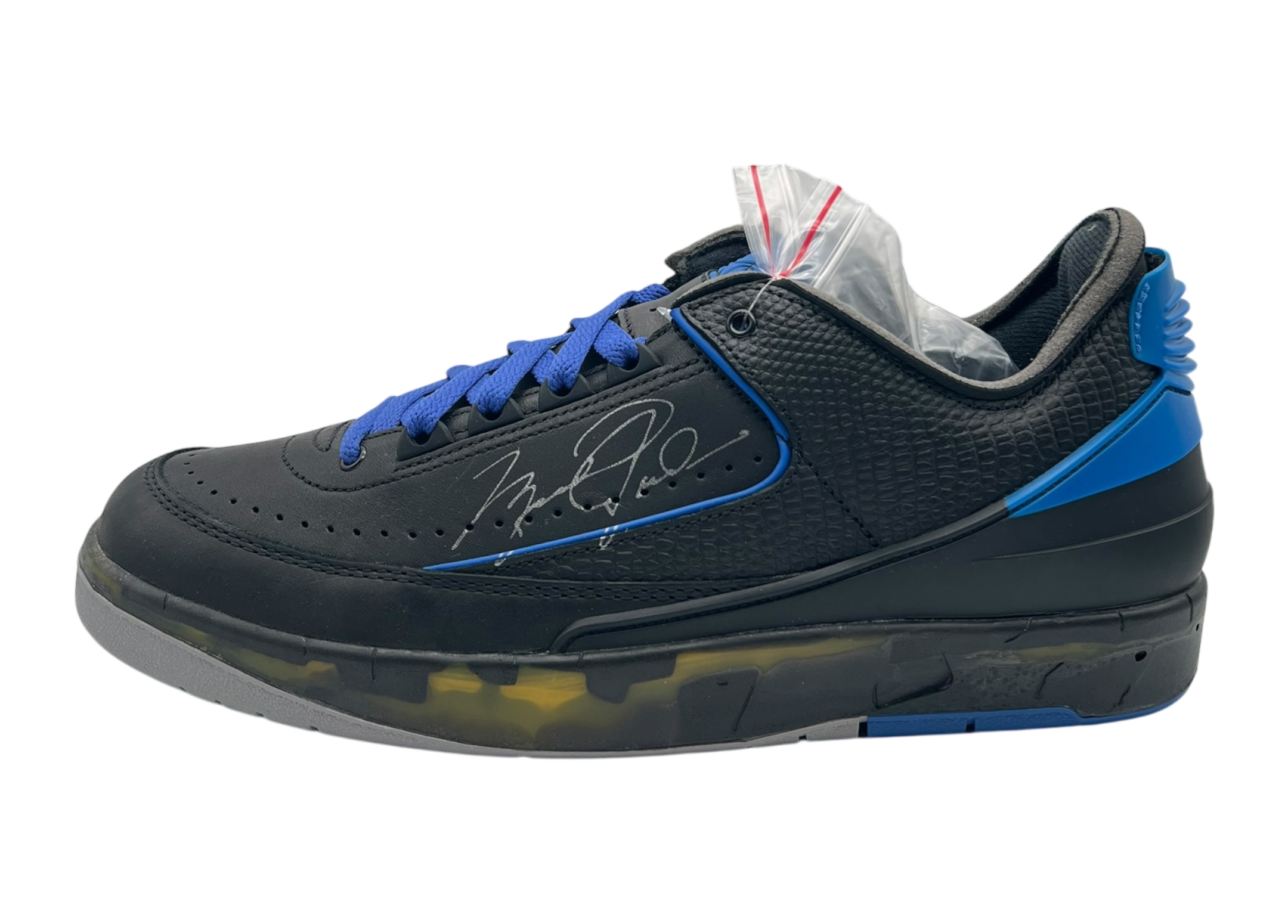 Jordan 2 Low Off-White Black Blue COND NEW (NO BOX)