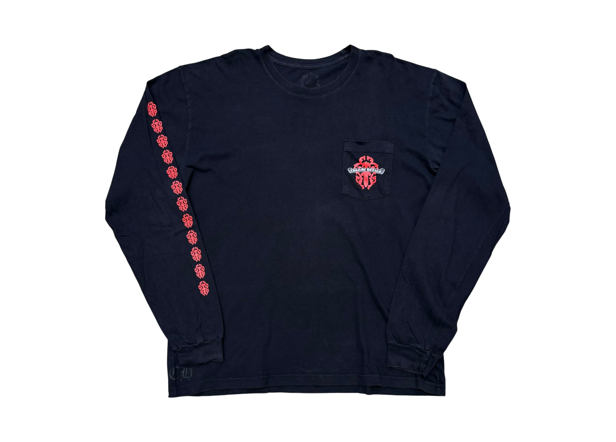 Chrome Hearts Longsleeve Dagger Red Black COND 9.8/10