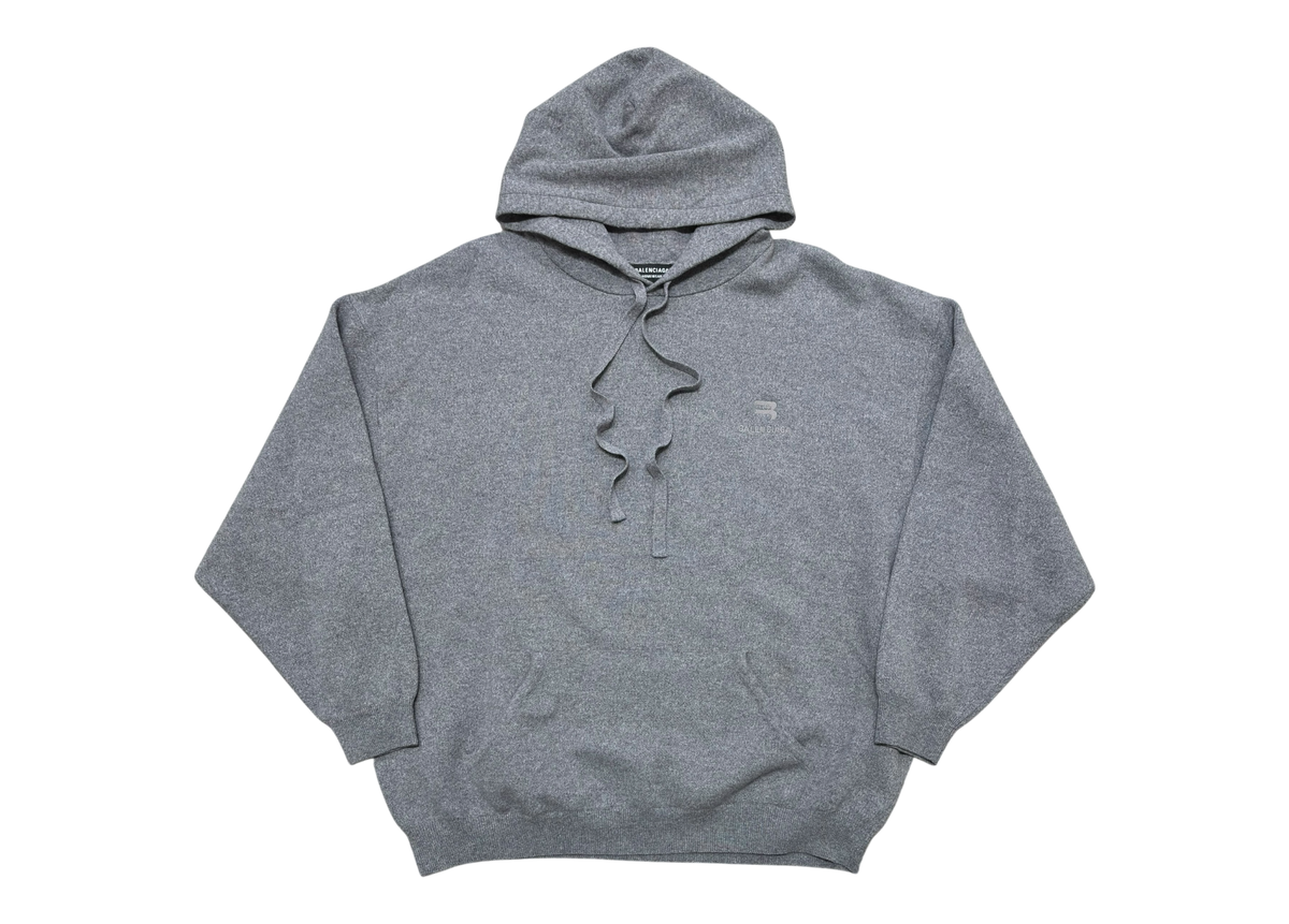 Balenciaga Knit Hoodie BB Logo