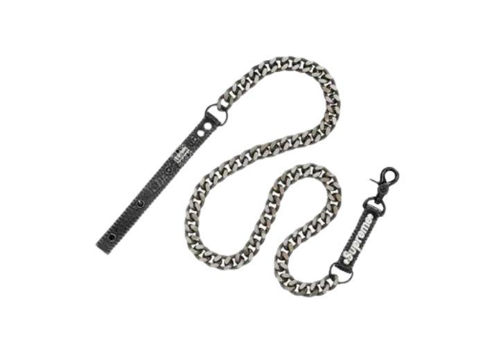 Supreme B.B. Simon Studded Dog Leash Black