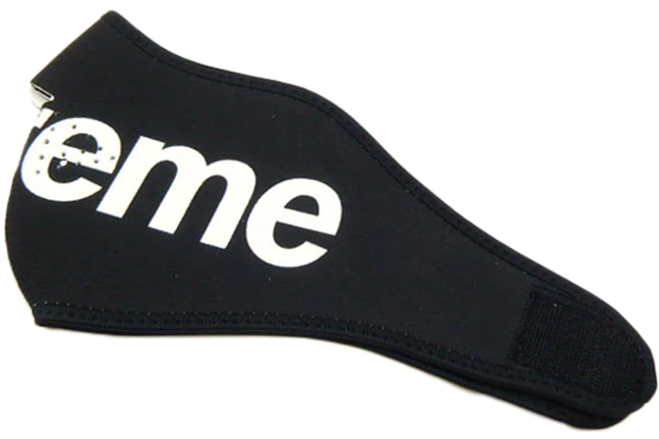 Supreme Logo Facemask Black